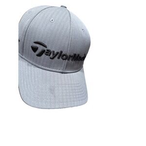 TaylorMade Hat Adult One Size Gray Flex Golfing RBZ Golf Lethal Embroidered‎